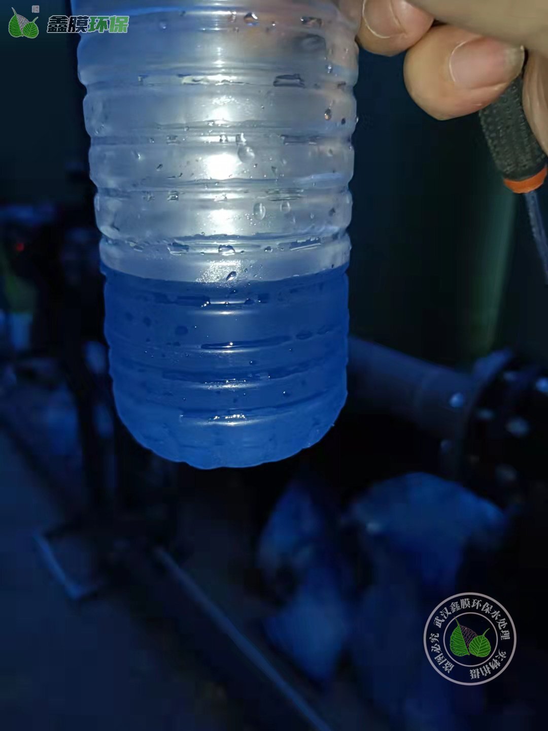 武漢鑫膜 50噸軟化水設(shè)備 實地安裝